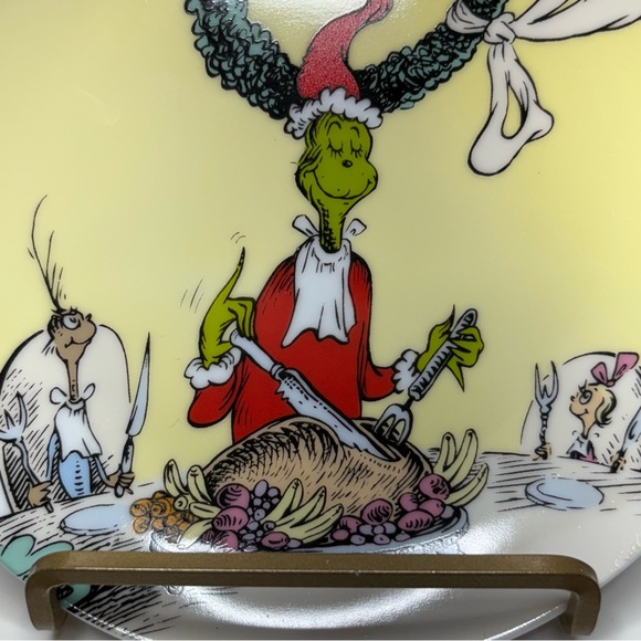 The Grinch Who Stole Christmas 65th Anniversary 2022 Small/Salad/App Plates - Picture 5 of 11